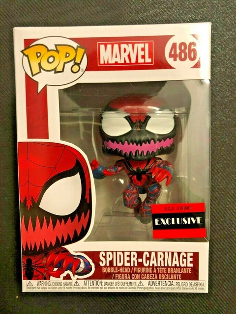 Funko POP! Marvel - Spider-Carnage Vinyl Figure #486 AAA Anime Exclusive (NOT 10 | eBay