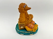 Vintage Sesame Street Big Bird AM/FM Transistor Radio Figural JPI 1989 Muppets