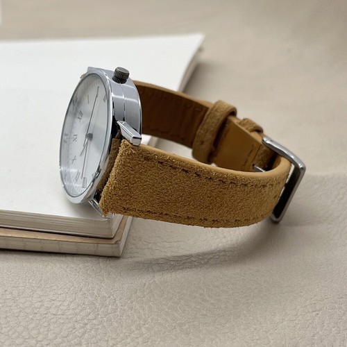 Suede Leather Watch Strap 18mm 20mm 22mm Quick Release Watchband Replacement - Picture 5 of 25