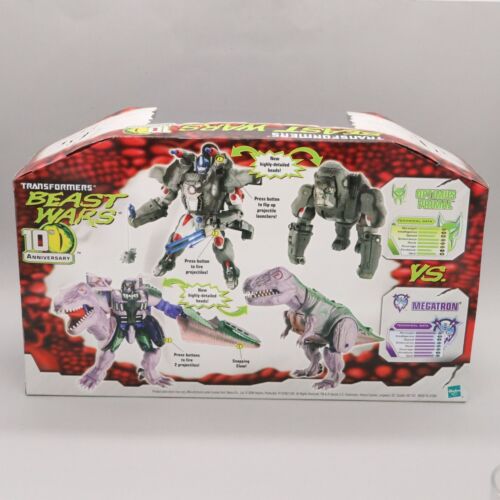 Transformers Beast Wars Optimus Primal vs Megatron 10th Anniv Reissue New Sealed - Picture 8 of 12