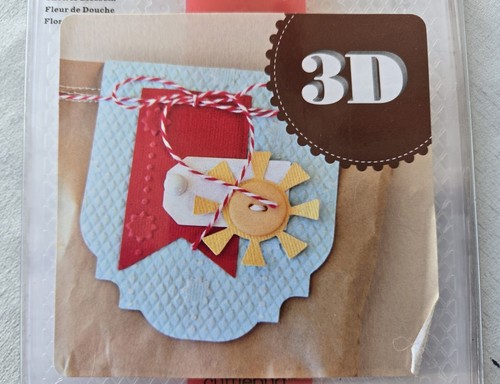 Provo Craft Cuttlebug 3D Embossing Folder Background & Border SHOWER BLOSSOM - Picture 2 of 3