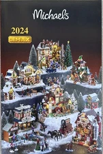 Lemax 2024 Christmas Village Michaels Collectible Brochure Catalog Booklet Flyer