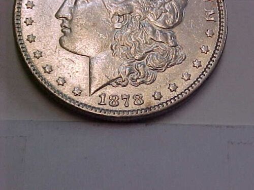 314b) 1878 Morgan Silber Dollar - vz - Rev 78 - 7TF - Spots - ab 65,00 $ - Bild 3 von 6