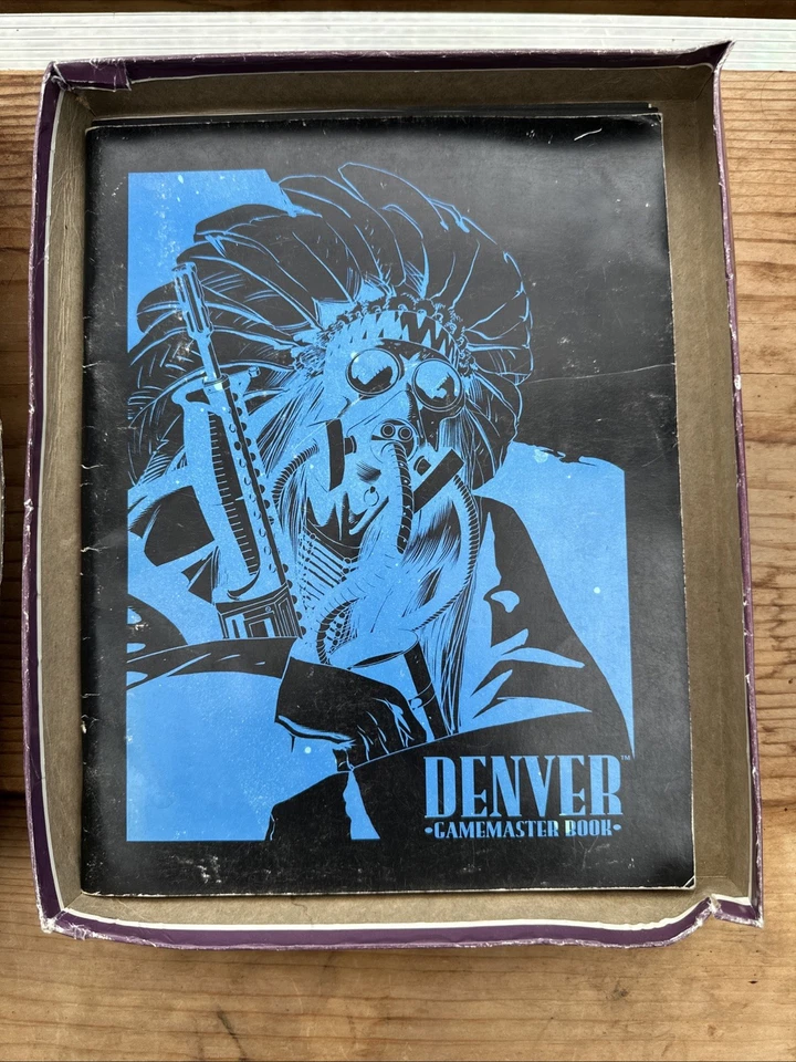 Libro fuente Shadowrun Denver Gamemaster 1994 FASA Corporation vintage RPG Foto 3 de 4