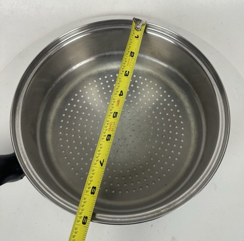Lifetime Stainless Cookware 8.5” Steamer Insert w/Lid - Picture 4 of 6