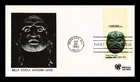 US COVER BELLA BELLA INDIAN ART MASKS FIRST DAY ISSUE BRENNAN CACHETS