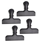 4pcs Stainless Steel Bag Sealing Clips Multipurpose Fresh-keeping Sealers