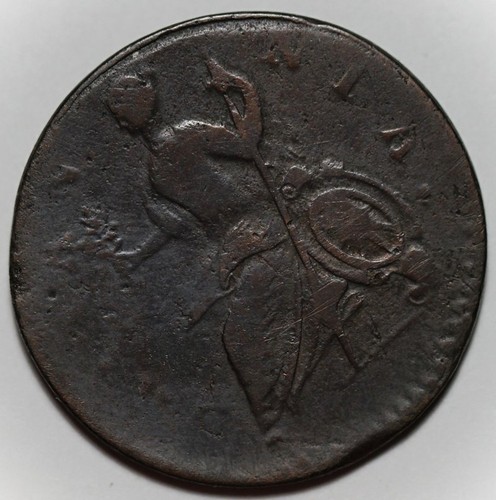 1787 Vermont Colonial Copper (RR-13), Corrosion Removed - Picture 6 of 8