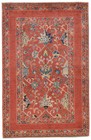 Orange Kazak Peshawar Rug 4X6 ft Tribal Floral Oriental Farmhouse Boho Carpet