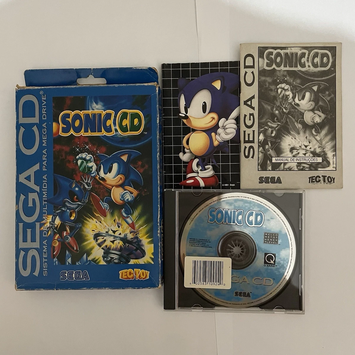 SEGA Video Games Sonic CD 1993 for sale | eBay