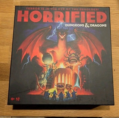NEW Dungeons & Dragons Horrified Terror Is In The Eye Of The Beholder Board Game