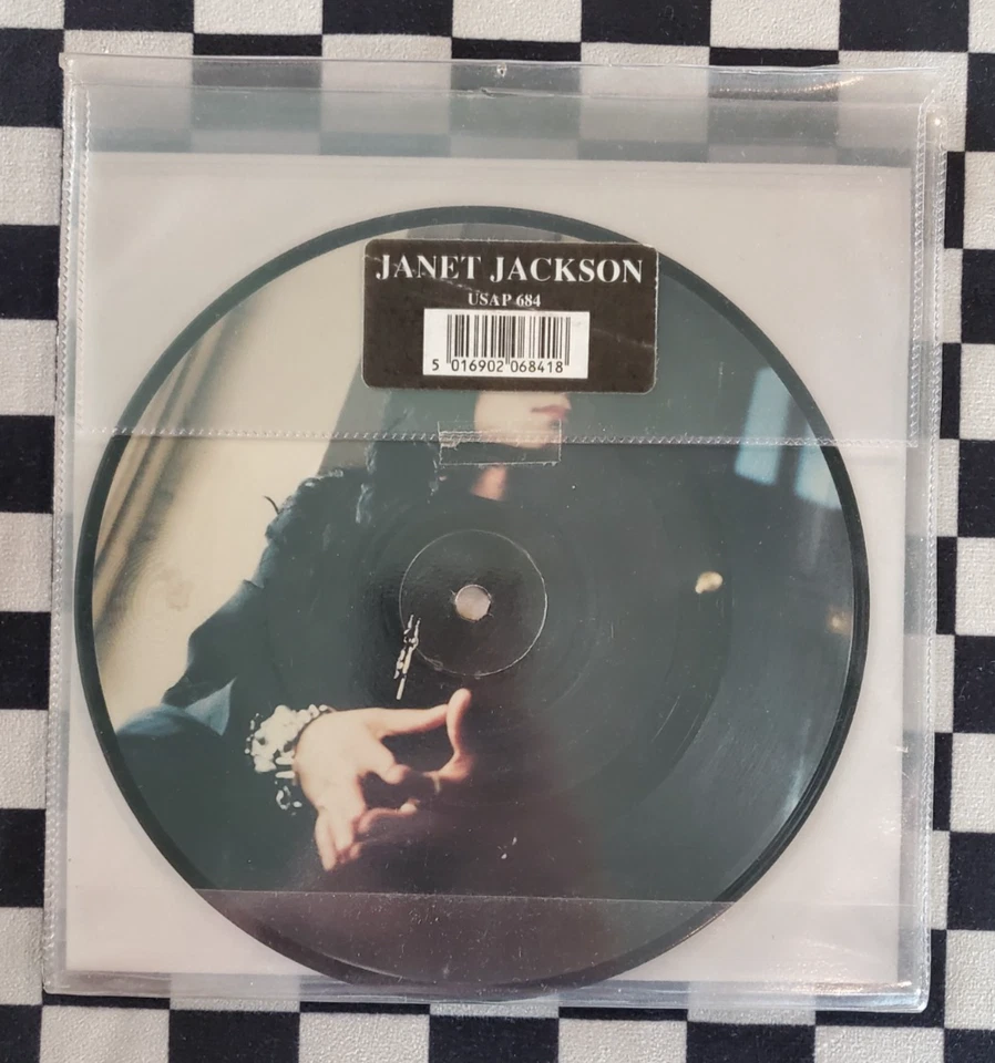 Escapade 7" by Janet Jackson vinyl picture disc limited 1990 UK import VG+ - Image 2 of 4
