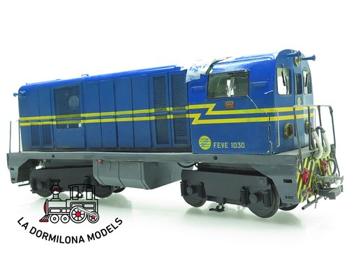 AG746 Escala G - DIGITAL LGB LOCOMOTORA ARTESANAL Serie 1300 FEVE - S/C - Picture 4 of 19