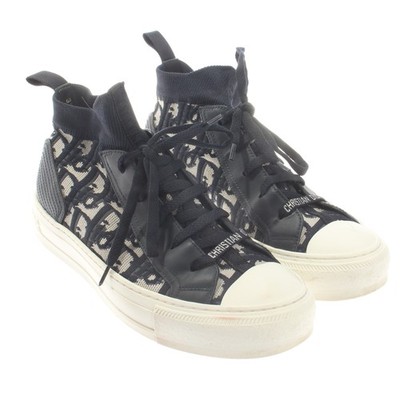 Dior High-Top Sneaker 37 EUR Blau Weiß Sehr gut