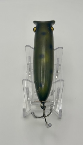 Rare Paw Paw Basser- Uncatalogued Frog Spot Glass Eyes 3 Hook - Picture 4 of 5