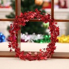 10 PCs Creative Shiny Wire Iron Star Shaped Garlands Wreaths Christmas Tree