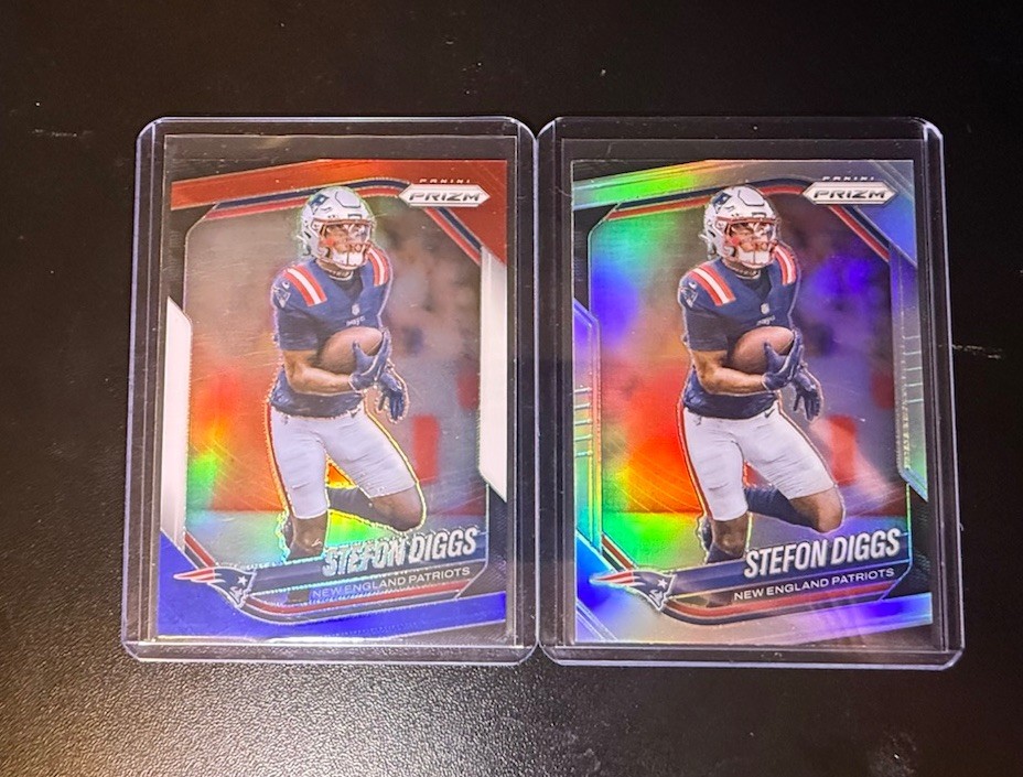 2023 Panini Prizm Football NFL Parallel 2-Card Lot Stefon Diggs #182