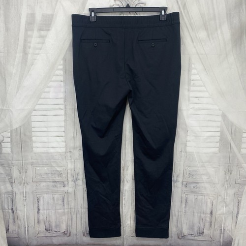 NEW Hart Schaffner Marx Size Large Inseam 32-34 Black Joggers Pants Dress - Picture 5 of 7