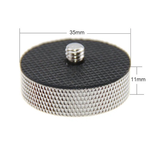 CAMVATE 3/8"-16 Female to 1/4"-20 Male Thread Screw Adapter Kit fr Tripod Camera - Picture 2 of 7