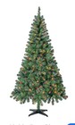 Artificial Christmas Tree 6.5 ft Pre-lit Holiday Time Madison Pine Pre Owned