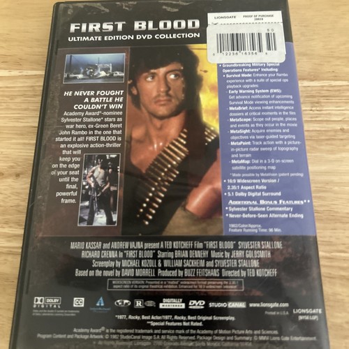 Rambo 4-Film Collection (DVD, 2016) Authentic US Release - Picture 3 of 17