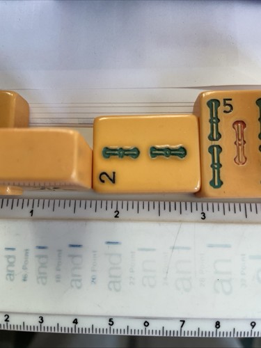 Vintage Mah Jong Tiles, Bakalite, Random Pieces. $9.50 Each Piece. - Picture 7 of 7