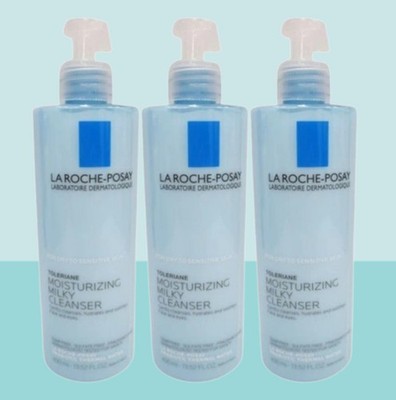 LA ROCHE POSAY TOLERIANE MOISTURIZING MILKY CLEANSER 13.52 OZ EXP: 2028 3PCS