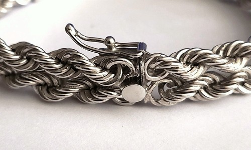 Adlan Sterling Silver Men's ID Identification Bracelet - 46.8 gr., 8 inches - Picture 12 of 12