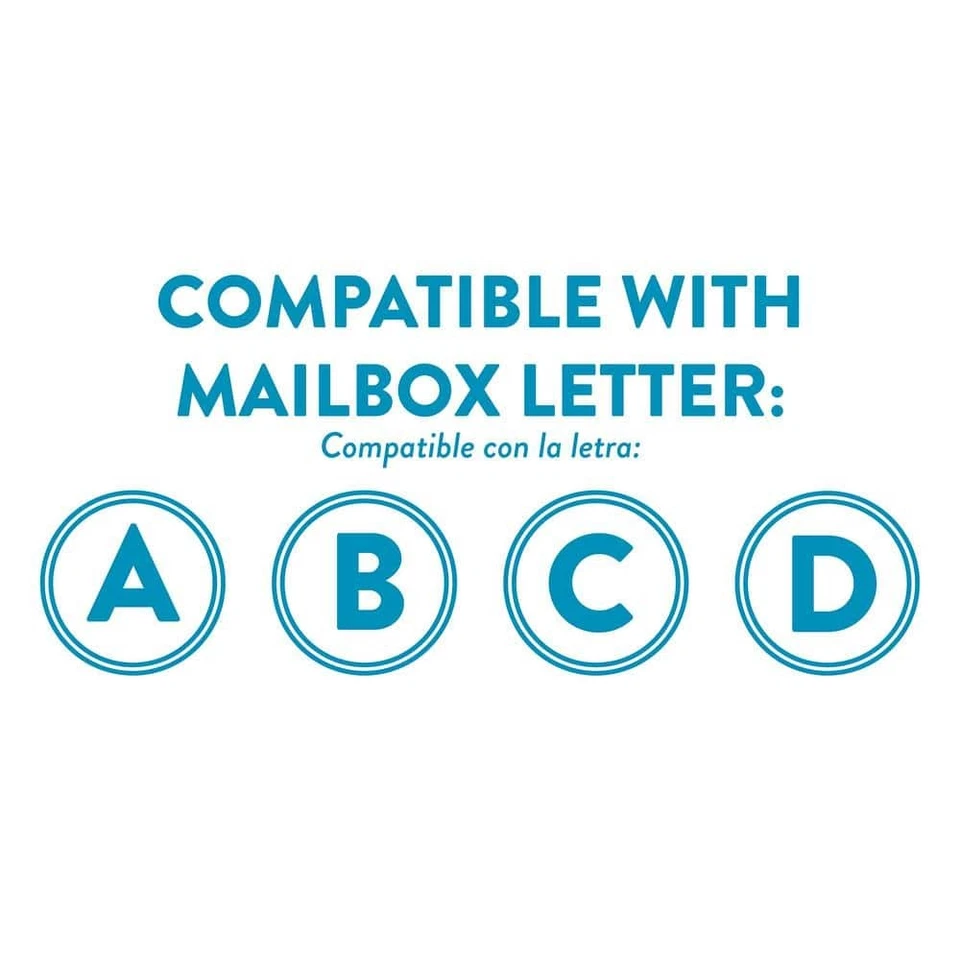 Buzones arquitectónicos Brighton aluminio, montaje superior, correo postal, negro Foto 4 de 4