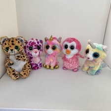 TY Beanie Boo Plush Set of 5 Heather Chillz Fantasia Glamour Lloyd