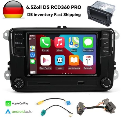 DS RCD360 RCD330 German Autoradio Stereo Carplay für After 2010 VW Golf Passat - Bild 1 von 4