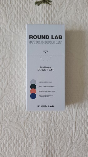 Round Lab Stick Pouch Kit Korean Beauty Soybean 1025 Dokdo Cleanser Birch NEW