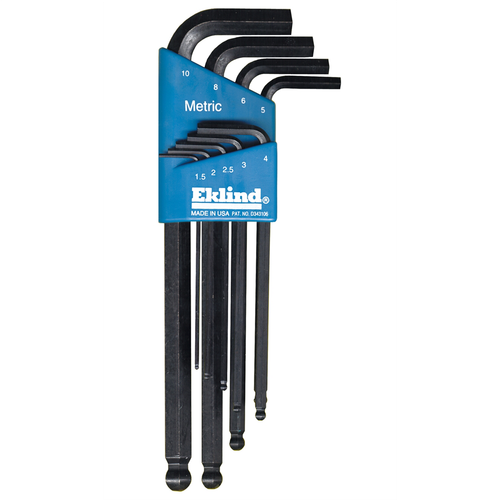Eklind Tool Company 13609 Eklind Tool Company HEX KEY SET 9 PC BALL END METRI LN