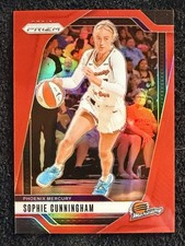 2024 Panini Prizm WNBA - Sophie Cunningham #117 Red Prizm /299 Indiana Fever