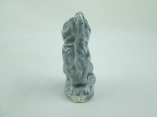 Statuina animale capricci lupo grigio Inghilterra miniatura animali in via di estinzione - Foto 2 di 5