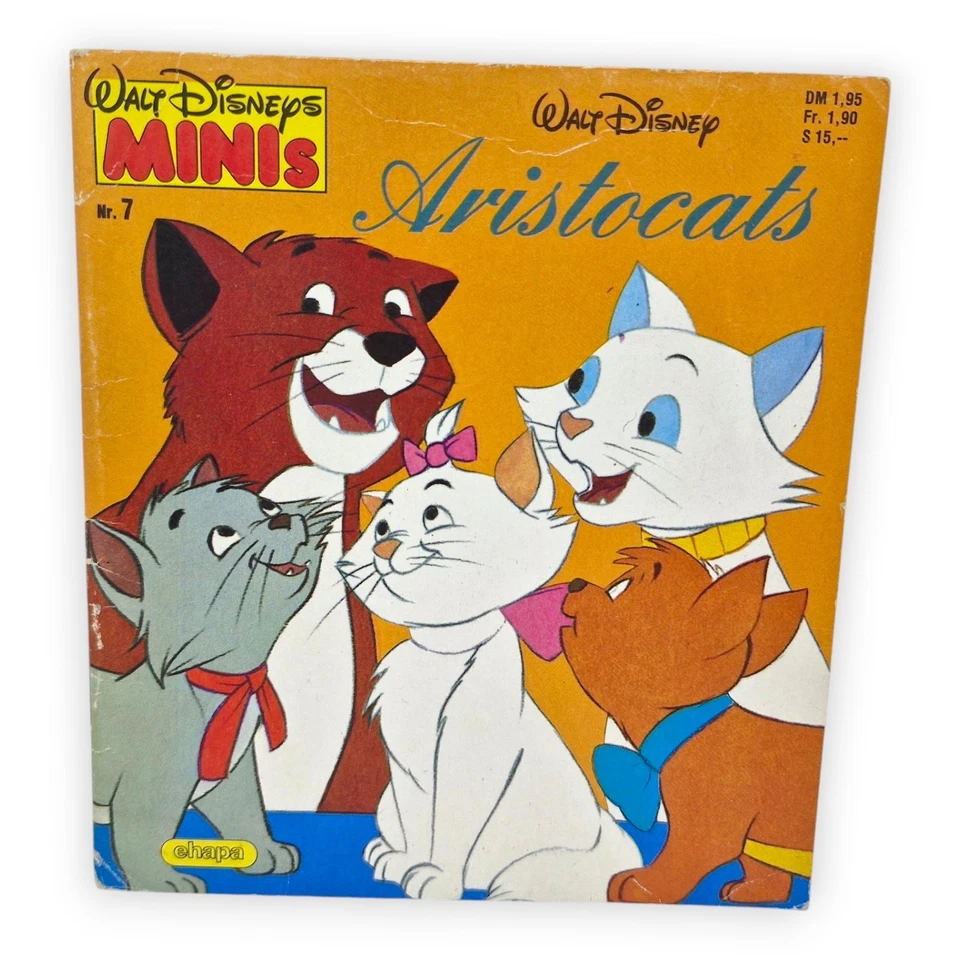 Aristocats Walt Disney Ehapa Minis Nr 7 Comic Buch ehapa Märchen Kinderbuch 90er - Bild 1 von 4