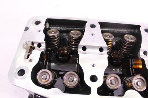 2007 SEA DOO GTI 4-TEC STD CYLINDER HEAD WITH VALVES 420613978 - Picture 2 of 12