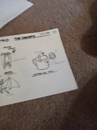 Schlümpfe 1984 Produktion Modellblätter 63 insgesamt 100% Original..guter Zustand - Bild 10 von 15