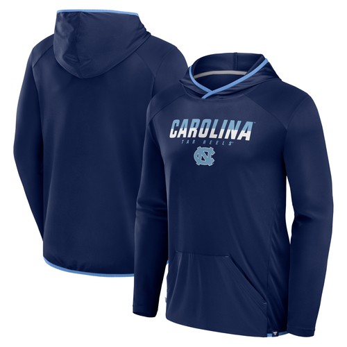 Men's Fanatics Navy/Carolina Blue North Carolina Tar Heels Transitional Hoodie