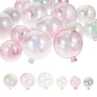18pcs Colorful Ball Toppers Bubble Mini Balloon Toppers Inserted Cake Decor
