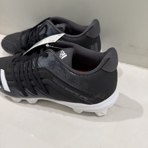 Scarpe da baseball Adidas Afterburner 6 MD da uomo taglia 8 nere bianche tacchetti - Foto 3 di 6