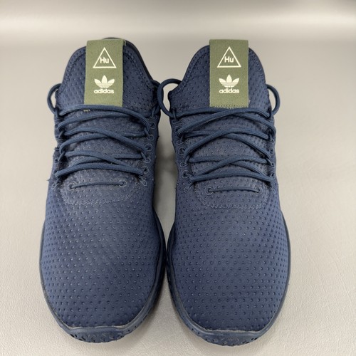 Adidas x Pharrell Williams HU Tenis Hombres 7 Azul Atlético Cómodo Tenis Zapatos - Imagen 2 de 11