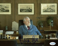 Brian Cox "Succession" AUTOGRAPH Signed 'Logan Roy' 8x10 Photo C ACOA