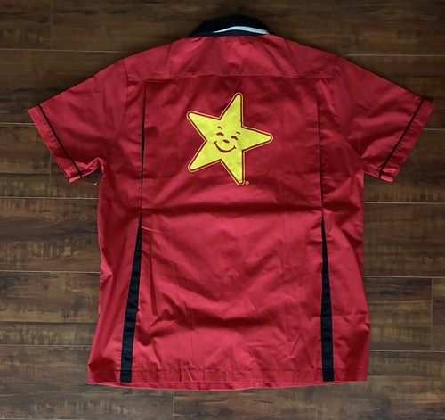 Rare Vintage Carls Jr Employee Shirt Sz M NWOT - Picture 1 of 7