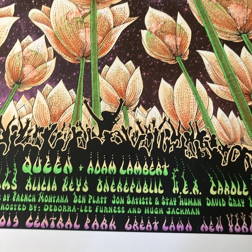 2019 Global Citizens Festival NYC Poster Print LTD ED #26/300 18x24 - Picture 8 of 11