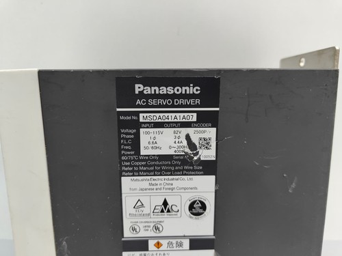 Panasonic MSDA041A1A07 SERVOANTRIEB, UK#23 - Bild 6 von 12