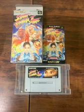 STREET FIGHTER II TURBO Nintendo Super Famicom SFC Boxed Tested Japan