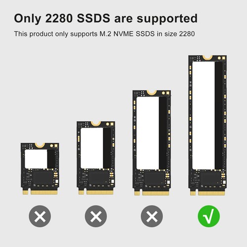 M.2 Nvme Ssd Festplattengehäuse Professionelles 40Gbps USB 4.0 Festplattenge NTS - Afbeelding 5 van 24