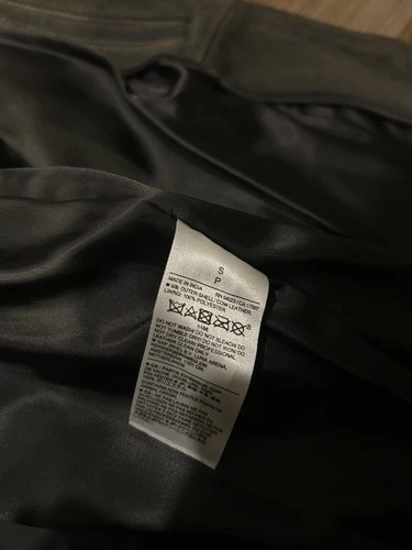 Banana Republic Discontinued Leather Stone Wash Cafe Racer Jacket Grey Men's  S image 8
