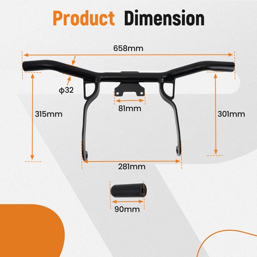 Highway Peg Crash Bar Engine Guard for Harley Street Road Glide 2014-2023 - Picture 7 of 18
